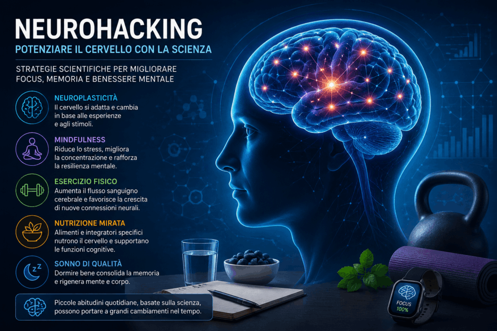 Neurohacking e potenziamento cognitivo del cervello