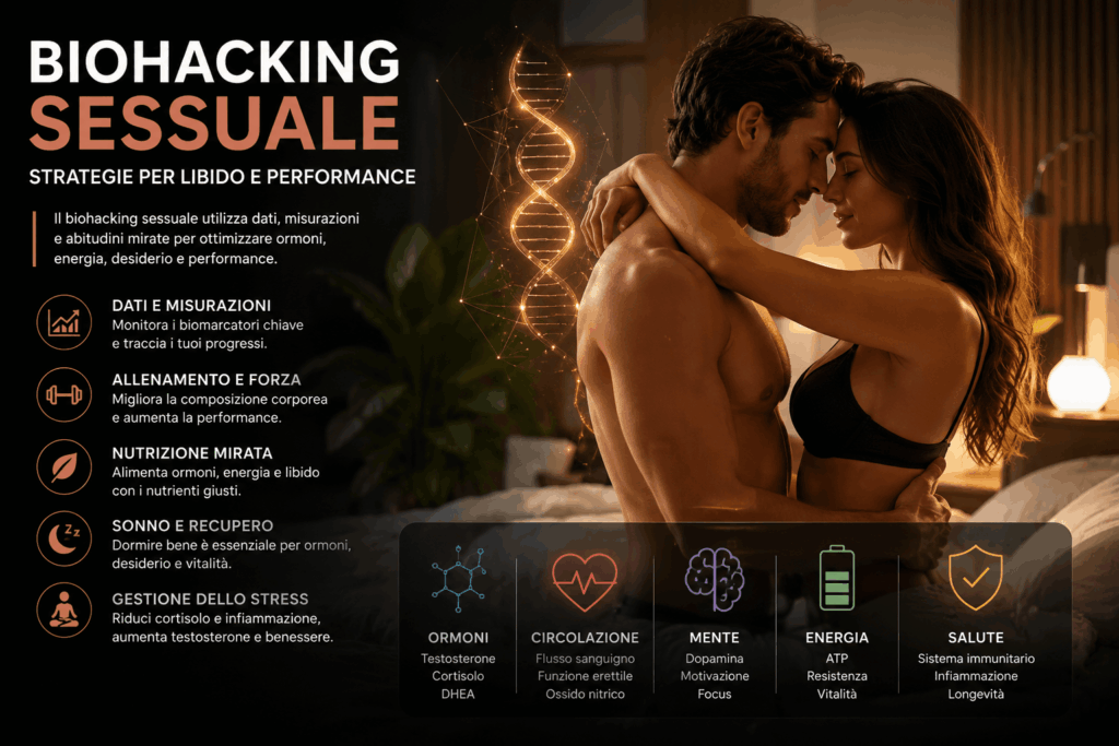 Biohacking sessuale: strategie per libido e performance